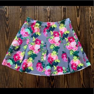 H&M Floral Mini Skirt